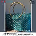 Turquoise Crystal Handbag