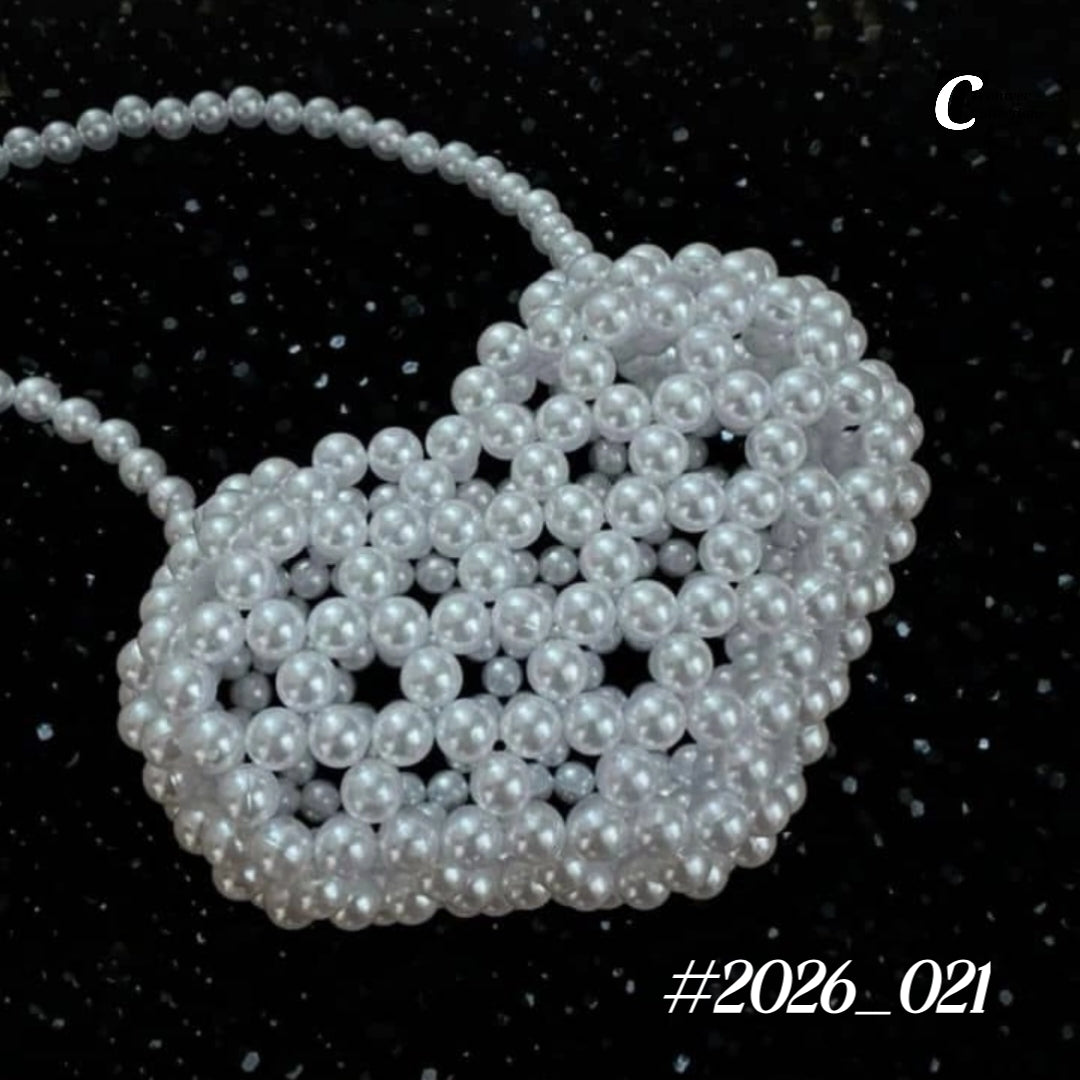 Mini Pearl Round Handbag