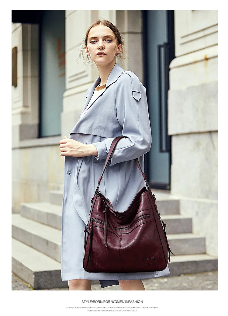 Women Handbags Female Designer Brand Shoulder Bags for Travel Weekend Outdoor Feminine Bolsas Leather Large Messenger Bag Winter