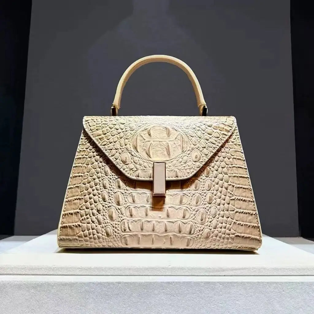 Designer Brand New Leather Lizard Leather Print Handbag Fashion Shoulder Crossbody Bags for Women Hot Selling