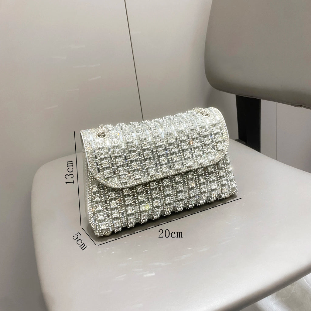 Rhinestones Evening clutch Bag Purses and handbag luxury Designer shoulder bag Shiny Crystal Clutch purse Woman's bag