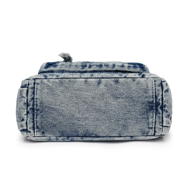 Women Bag Top Selling Denim Vintage Messenger Bag Retro Jeans Tote Large Capacity Woman Casual Fashion Shoulder Bag New Handbag