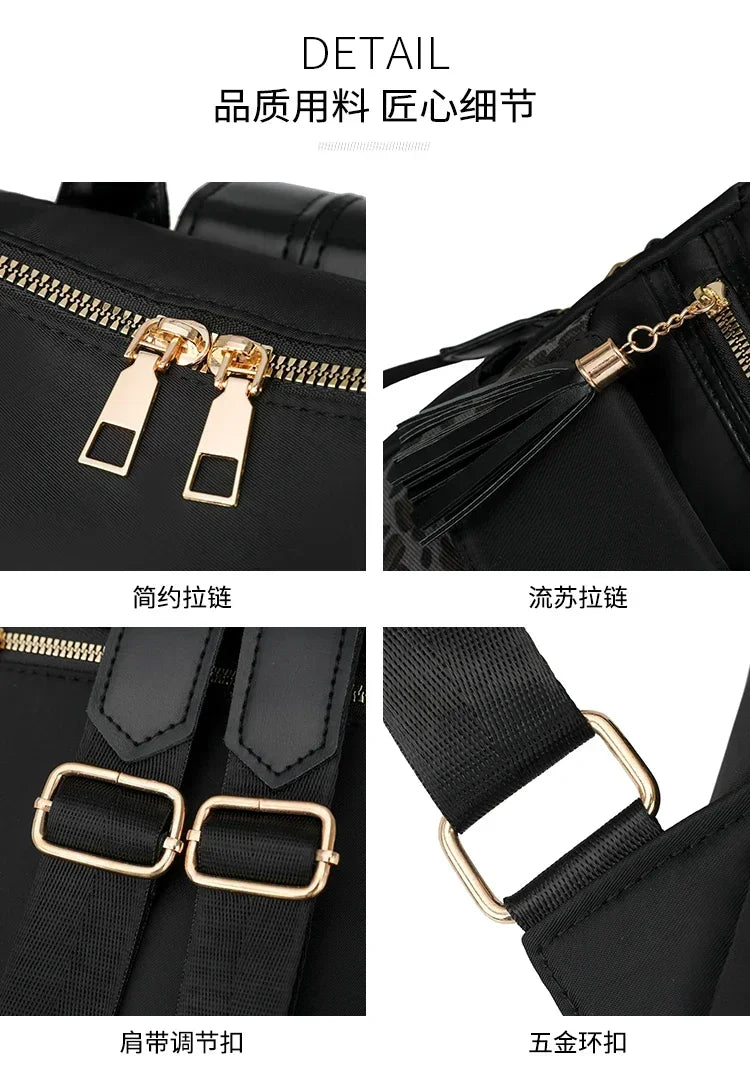 Fashion Oxford Leopard Print Women's Crossbody Bag 2026 New Large Capacity Backpack Hot Selling Casual Shoulder Bag Bolso Mujer