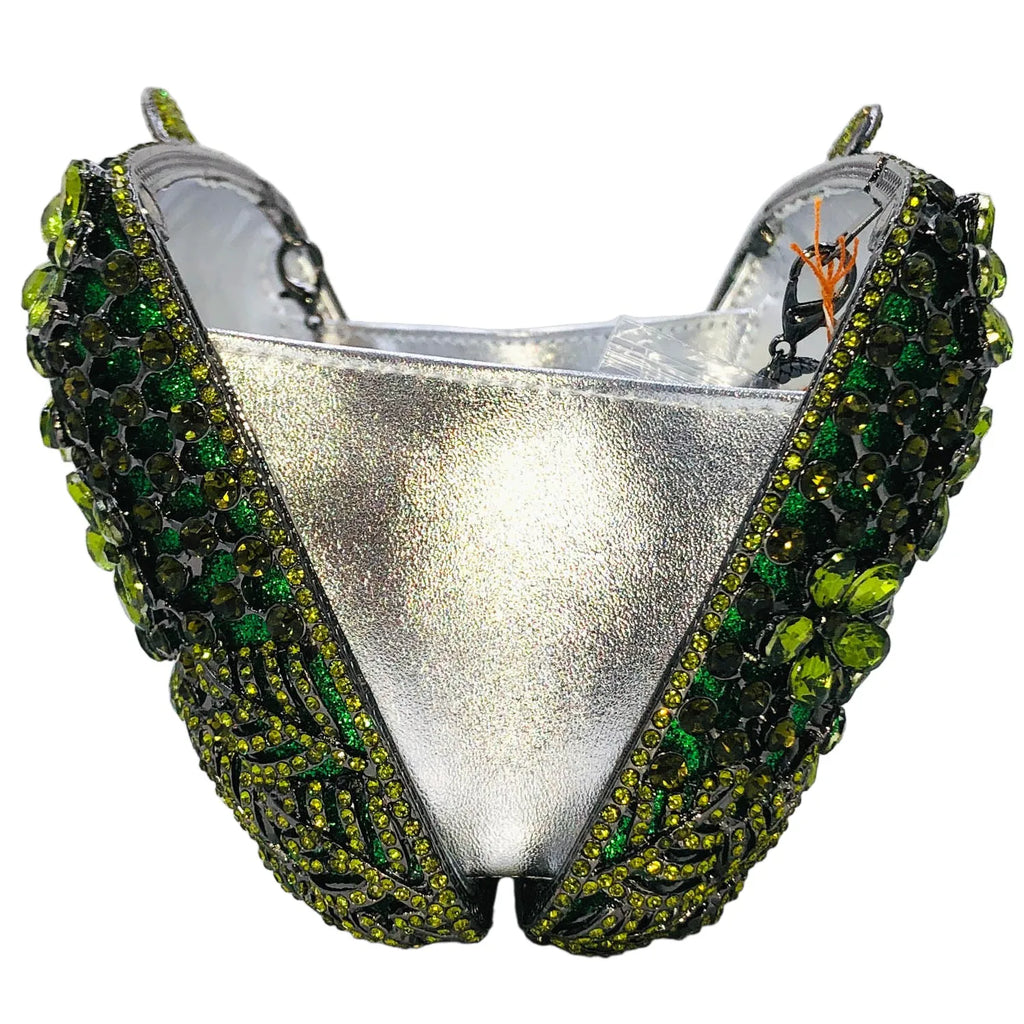 Boutique De FGG Rhinestone Clutch Purses for Women Evening Bags Elegant Crystal Clutch Purse Wedding Party Handbags and Purses