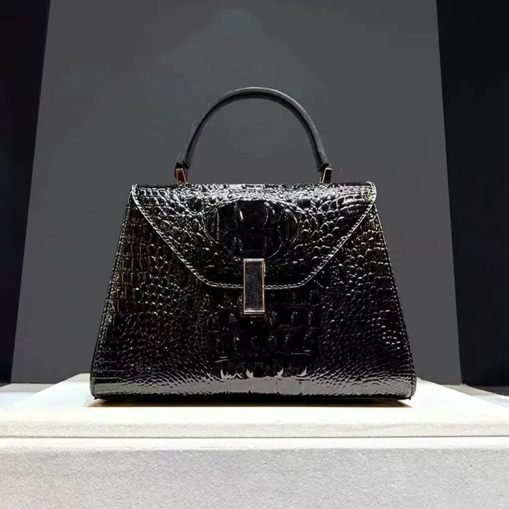 Designer Brand New Leather Lizard Leather Print Handbag Fashion Shoulder Crossbody Bags for Women Hot Selling