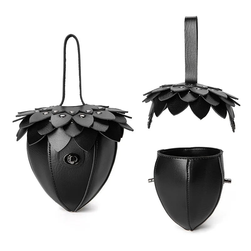 Creative Hot-sell Pine Cone-shaped Bag Popular Europe America Coin Purse New Retro Fashion Clutch High-quality Leather Women Bag