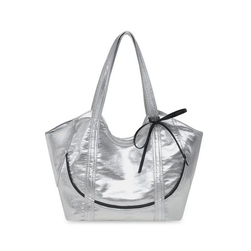 Bow Underarm Shoulder Bag,Women Lightweight Versatile Everyday Handbag,Designer Work Travel Shopping Tote Bag,Large Capacity