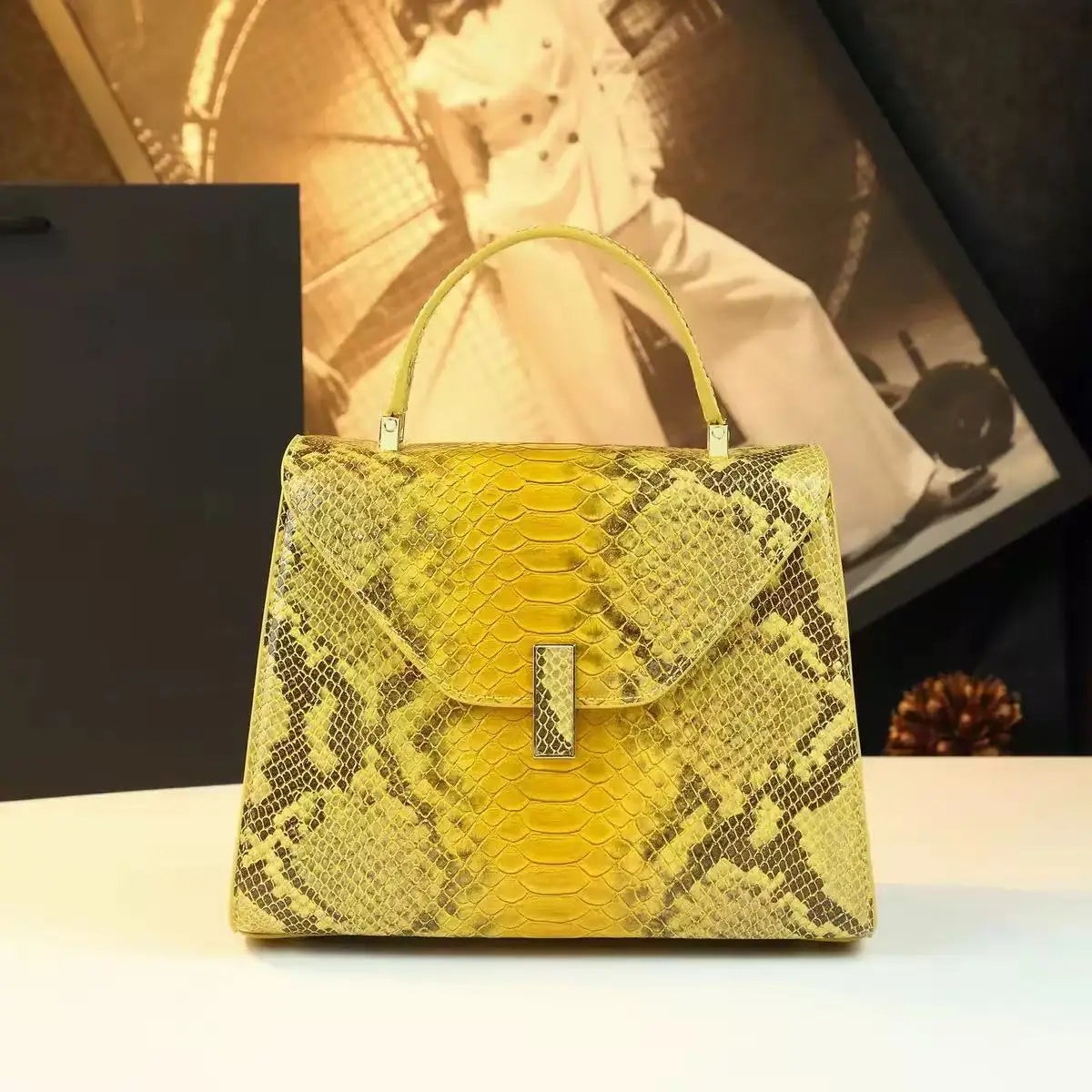 Designer Brand New Leather Lizard Leather Print Handbag Fashion Shoulder Crossbody Bags for Women Hot Selling