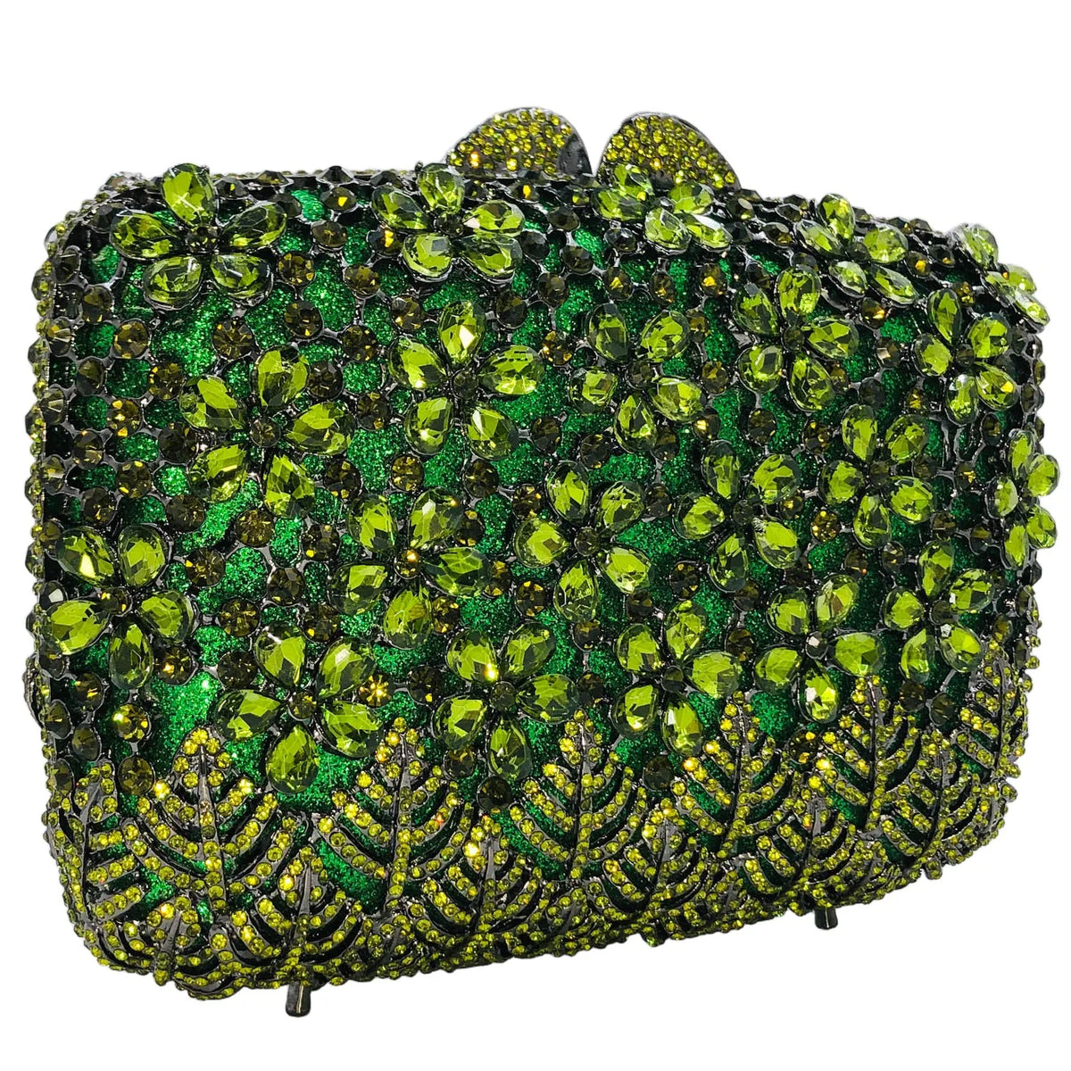 Boutique De FGG Rhinestone Clutch Purses for Women Evening Bags Elegant Crystal Clutch Purse Wedding Party Handbags and Purses