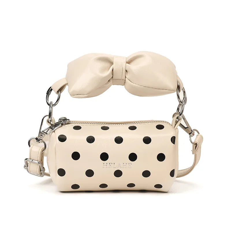 Bow PU Large Capacity Simple Shoulder Bags Hot Sale Solid Color 2025 New Brand Bags for Women New Vacation Women's Handbags